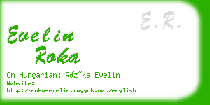 evelin roka business card